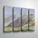 Millwood Pines Mountain Scene, June 23rd - Painting Print on Canvas in White | 36 H x 48 W x 2 D in | Wayfair 35FBDBBC7AF24F0E98DEDD48A81445E8