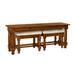 MacKenzie-Dow English Pub 72" Solid Woo Console Table Wood in Brown | 30.25 H x 72 W x 18 D in | Wayfair 1-5350_Wheatland