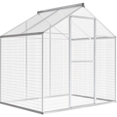 Vidaxl - Außenvoliere Aluminium 178x122x194 cm