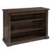 Wade Logan® Larobert 34" H x 46" W Solid Wood Standard Bookcase Wood in Brown | 34 H x 46 W x 16 D in | Wayfair 1A6F289DB35C47319A86D5498FA22025