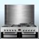 Displaypro 0.9mm Thick Brushed Stainless Steel Kitchen Cooker Hob Wall Splashback (950, 900)