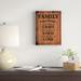 Trinx Family by Olivia Rose - Wrapped Canvas Textual Art Print Canvas in Black/Brown | 30 H x 20 W x 1.5 D in | Wayfair