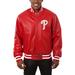 Men's JH Design Red Philadelphia Phillies Classic Leather Team Jacket