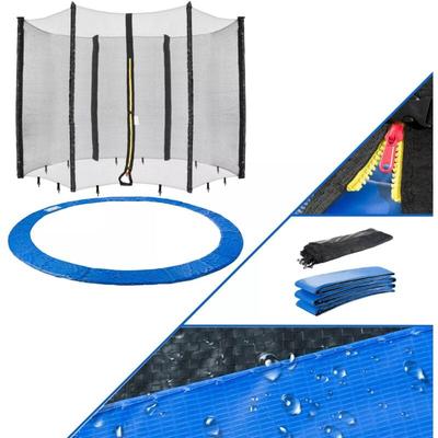 Trampolin Randabdeckung und Netz Ersatznetz Sicherheitsnetz Gartentrampolin Trampolinnetz Image