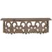 Fleur De Lis Living Cheshunt Finely Carved Wooden Wall Shelf Wood in Brown | 23.5 H x 23.5 W x 6 D in | Wayfair FAADC4BC37C14CD4BEDCA0AA15A37AC0