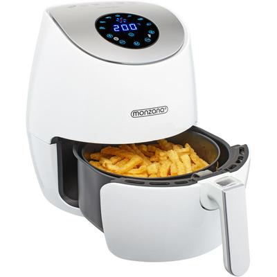 Deuba - Monzana Heißluftfritteuse Digitales Touch-Display 3,6 l Ohne Öl Fett 6 Programme 1500 w