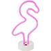 Gerson 94402 - 12.2" Neon Lighted Pink LED Flamingo (7"L x 4.5"W x 12.2"H 11.8"H LED Neon Lighted Pink Flamingo)