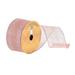 Vickerman 546840 - 2.5"x10Yd Orchid Shimmer Woven Ribbon (Q180422) Pink Colored Christmas Ribbons