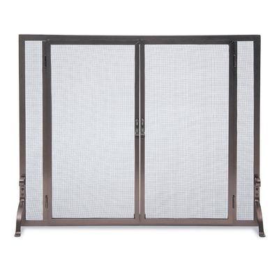 Full Height Fireplace Screen - Large, Matte Black Large - Frontgate