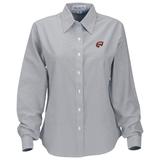 Women's Gray Western Kentucky Hilltoppers Velocity Oxford Plus Size Button-Up Long Sleeve Shirt