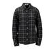 Women's Charcoal Air Force Falcons Brewer Flannel Button-Down Long Sleeve Shirt