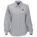 Women's Gray St. John's Red Storm Velocity Oxford Plus Size Button-Up Long Sleeve Shirt