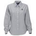 Women's Gray Fresno State Bulldogs Velocity Oxford Plus Size Button-Up Long Sleeve Shirt