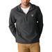 Men's Charcoal Army Black Knights Stretch Anorak Half-Zip Pullover Jacket