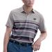 Men's Navy/Gray Nevada Wolf Pack Pro Fade Stripe Polo