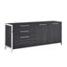 Orren Ellis Deja 71" Wide 3 Drawer Sideboard Wood in Brown | 30 H x 71 W x 18 D in | Wayfair A9EE44EA797241B0ABC0D9645915B50D