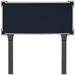 Montague Metal Products Inc. New Yorker Standard One Line Address Sign Plaque w/ Lawn Stakes | 9.25 H x 17 W x 0.25 D in | Wayfair PCS-0027S1-L-NS