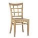 Winston Porter New Bedford Solid Wood Ladder Back Side Chair Wood in Brown | 34.5 H x 18 W x 20.5 D in | Wayfair F411281BA773436095660D3E4E403B94