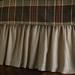 Rosalind Wheeler Lawrenceville Stripe 350 Thread Count 18" Bed Skirt Cotton in Brown | 54 W x 75 D in | Wayfair 8DD9046B639143908C45C050584819DE