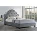 House of Hampton® Alma Platform Bed Upholstered/Polyester in Gray | 52.8 H x 81.6 W x 88.6 D in | Wayfair F94E3A71375A4C4A8B504E98A5B16A57