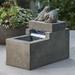 August Grove® Reales Concrete w/ Birds Fountain | 10.25 H x 11.5 W x 6 D in | Wayfair DB5C89254D2E455AAE731902FCF7226C