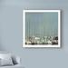 Breakwater Bay 'Harbor Boats Blue Sky' Graphic Art Print on Wrapped Canvas in Blue/White | 14 H x 14 W x 2 D in | Wayfair