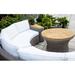 Bayou Breeze Hobbs Outdoor Sofa w/ Cushions Metal/Rust - Resistant Metal in Brown/Gray | 27.55 H x 84.65 W x 37.79 D in | Wayfair