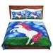 Zoomie Kids Dawley nJoy Art Unicorn Starry Night Microfiber Duvet Covers Microfiber in Blue/Green/Pink | King | Wayfair