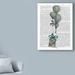 Harper Orchard Balloon & Bird Cage 2' Graphic Art Print on Wrapped Canvas Metal in Black/Blue/Green | 32 H x 24 W x 2 D in | Wayfair