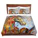 Winston Porter Swainsboro Karen Tarlton Horse Portrait I Microfiber Duvet Covers Microfiber in Brown | Queen | Wayfair