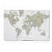 Wrought Studio™ Spinning World by Piper Rhue - Print on Canvas Metal in Brown/White | 22 H x 32 W x 2 D in | Wayfair