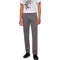 BOSS Mens Schino-Regular D Regular-fit Chinos in Brushed Stretch Cotton Dark Grey