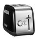 KitchenAid 5KMT2115 Classic Two Slot Toaster, Onyx Black