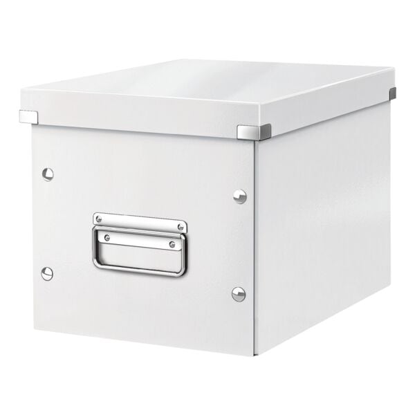 Leitz Aufbewahrungs- und Transportbox mittel »Click & Store Cube 6109« weiß, 26x24x26 cm