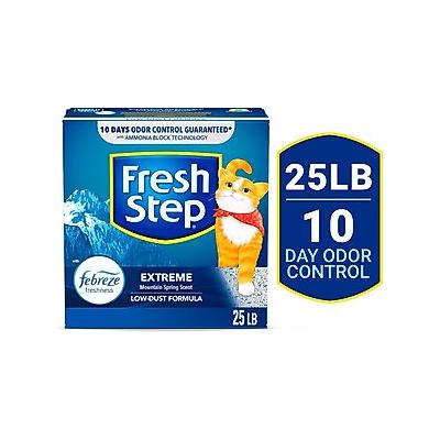 Fresh Step Extreme Odor Control Febreze Scented Clumping Clay Cat Litter, 25-lb box