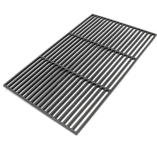 Wiltec – Gusseisen Grillrost eckig 60 x 40 cm massiv für Holzkohlegrill Gasgrill