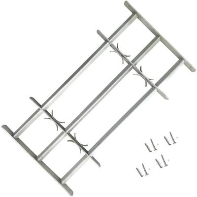 Vidaxl - Fenstergitter Verstellbar mit 3 Querstäben 700-1050 m 83080 Image