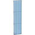 Azar Displays 771360-BLU Blue Pegboard Wall Panel Storage Solution Size: 60 x 13.5 2-Pack