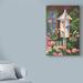 Winston Porter 'Home Tweet Home Bird House' Acrylic Painting Print on Wrapped Canvas Metal | 32 H x 22 W x 2 D in | Wayfair