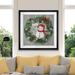 The Holiday Aisle® 'Mrs. Snowman' Painting Paper, Solid Wood in Gray/Green | 28 H x 28 W x 1.5 D in | Wayfair 9F687909D7E2472685B4A5122CA8A23B