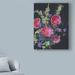 House of Hampton® 'Fluid Flowers 1' Acrylic Painting Print on Wrapped Canvas Metal | 32 H x 24 W x 2 D in | Wayfair