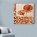 Fleur De Lis Living 'Portrait of Poppies' Acrylic Painting Print on Wrapped Canvas in Brown/Orange | 18 H x 18 W x 2 D in | Wayfair