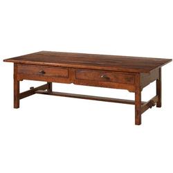MacKenzie-Dow Yesterday River Solid Wood Coffee Table w/ Storage Wood in Brown/Red | 20 H x 60 W x 30 D in | Wayfair 6-5025_Wheatland