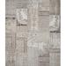 White 98 x 0.25 in Area Rug - One Allium Way® Patchwork Hand-Knotted Wool/Cream Area Rug Cotton/Wool | 98 W x 0.25 D in | Wayfair