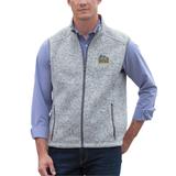 Men's Heather Gray Drexel Dragons Summit Fleece Sweater Vest