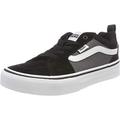 Vans Boy's Yt Filmore Sneaker, Suede Canvas Black Pewter, 5.5 UK