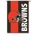 Cleveland Browns 28" x 44" Double-Sided Embellish House Flag