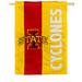 Iowa State Cyclones 28" x 44" Double-Sided Embellish House Flag