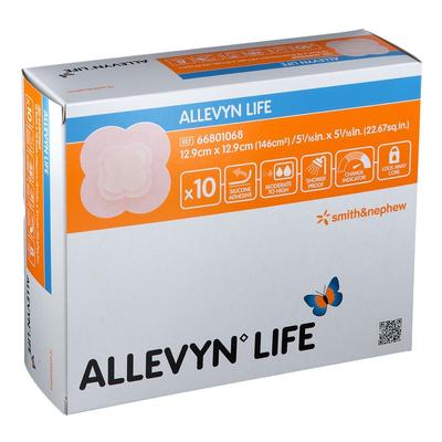 Allevyn Life 12,9x12,9 cm Silikonschaumverband 10 St Verband Image