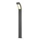 LED Outdoor Lights 'Lennik' (Modern) in Black Made of Aluminium (1 Light Source,) from Lucande | Garden Light, Path Light, Bollard Light, Path lamp, Pillar Light